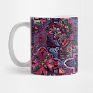 Bohemian hippie boho tie dye design Mug